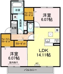 ヴァン　ベールの物件間取画像